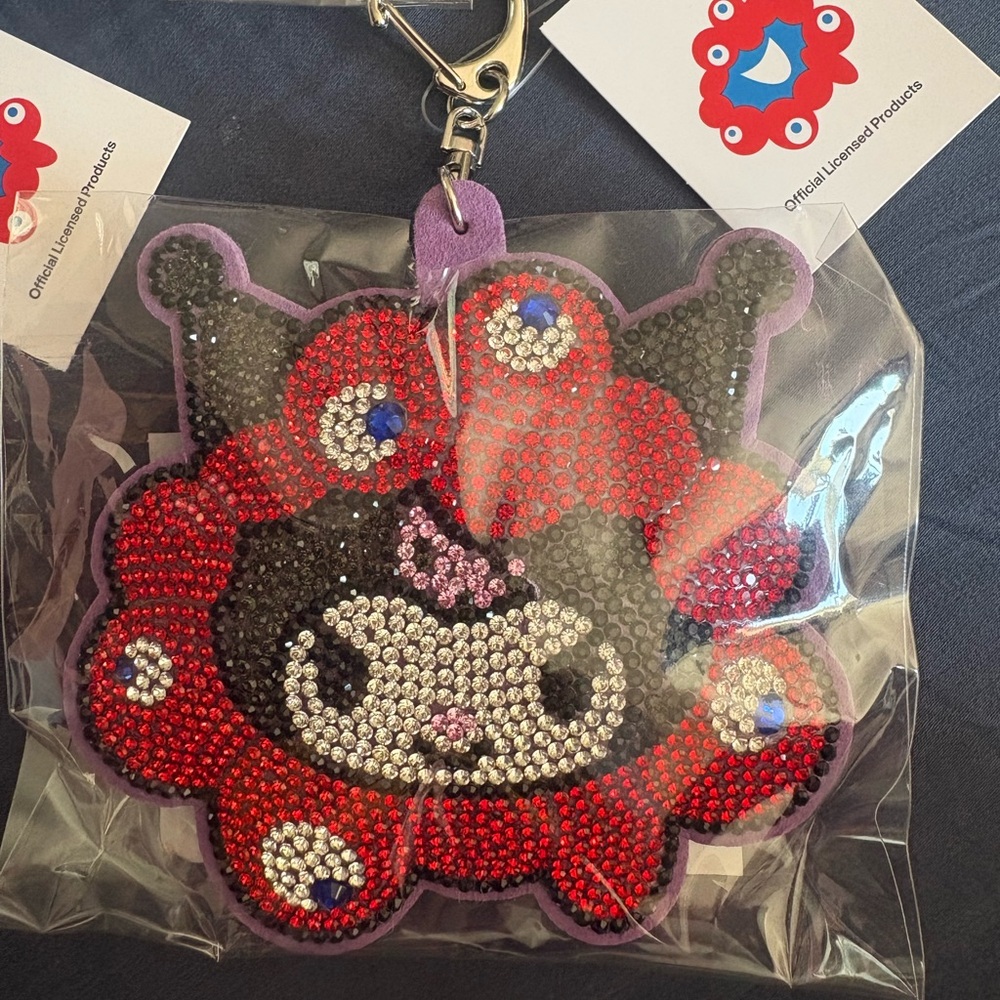 Exclusive Sanrio Kuromi, Osaka World Expo 2025, Rhinestone Keychain